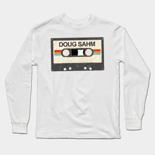 kurniamarga vintage cassette tape Doug Sahm Long Sleeve T-Shirt